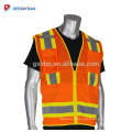 Veste de sécurité haute visibilité ANSI Classe 2 Jaune Surveyors Tech Vest Hi Viz avec bandes et bandes réfléchissantes bicolores